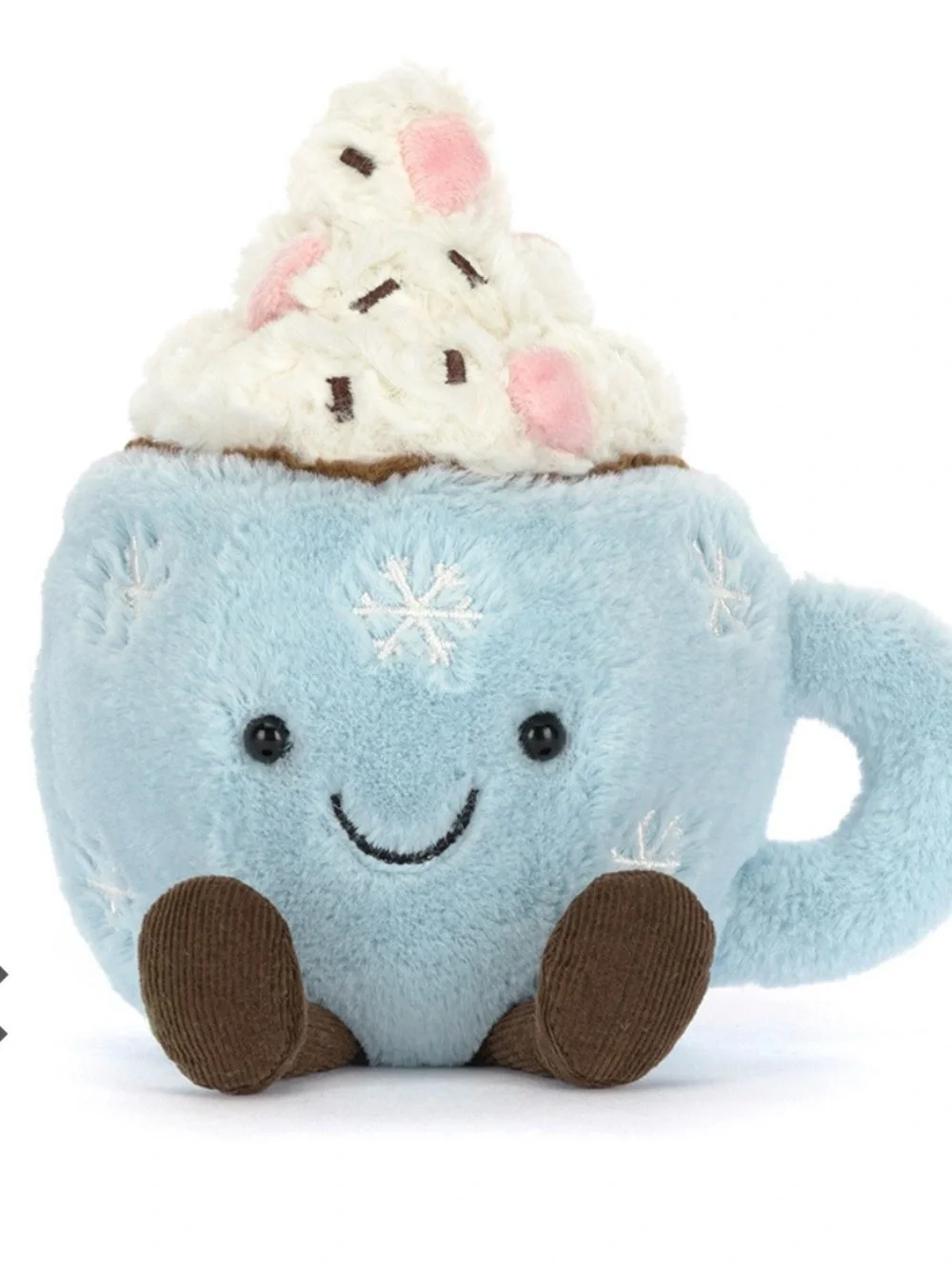 Jellycat Amuseables Hot Chocolate with Marshmallows (retired) with Dustbag